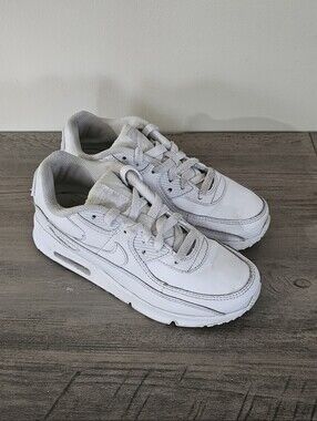 Nike Air Max 90 LTR Kids' White Athletic Sneakers Boy Girl 3